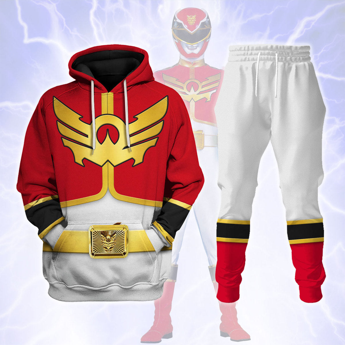 Megaforce Red Ranger track suit 