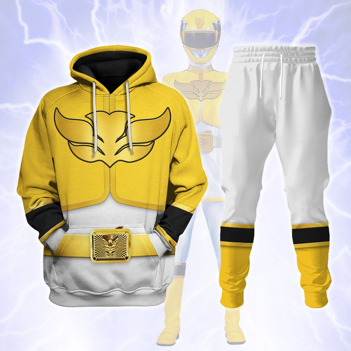 Megaforce Yellow Ranger track suit 