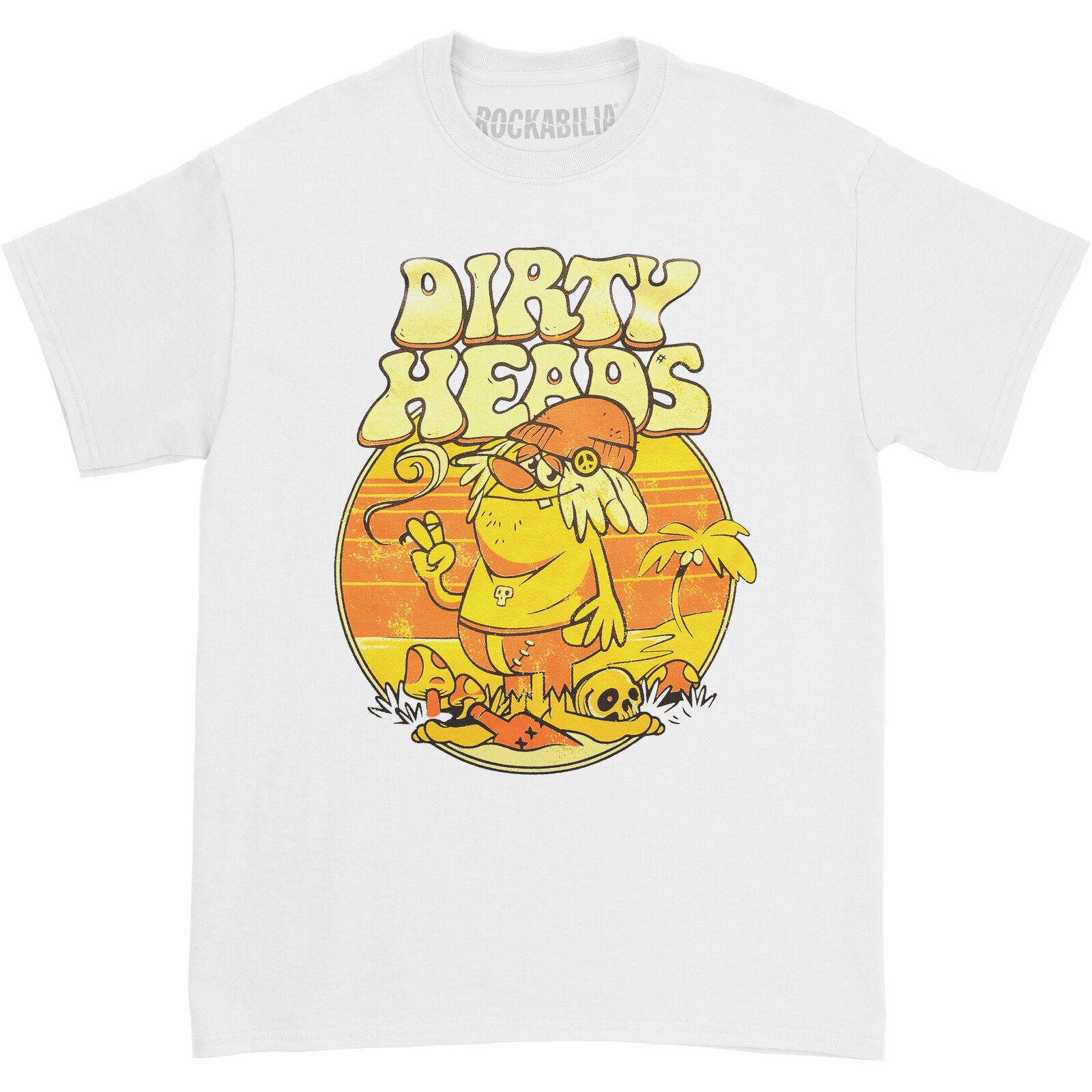 Men's Dirty Heads Hippy T-shirt White