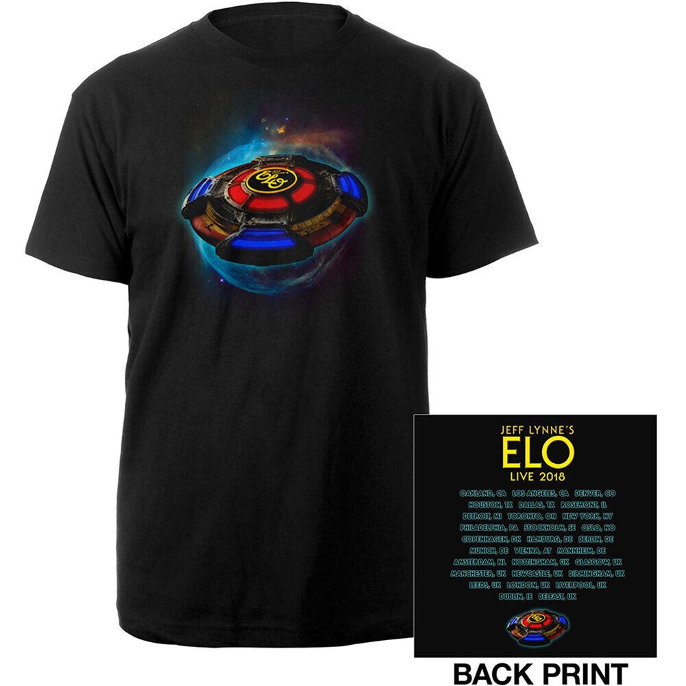 Men's ELO 2018 Tour Logo T-shirt  Black