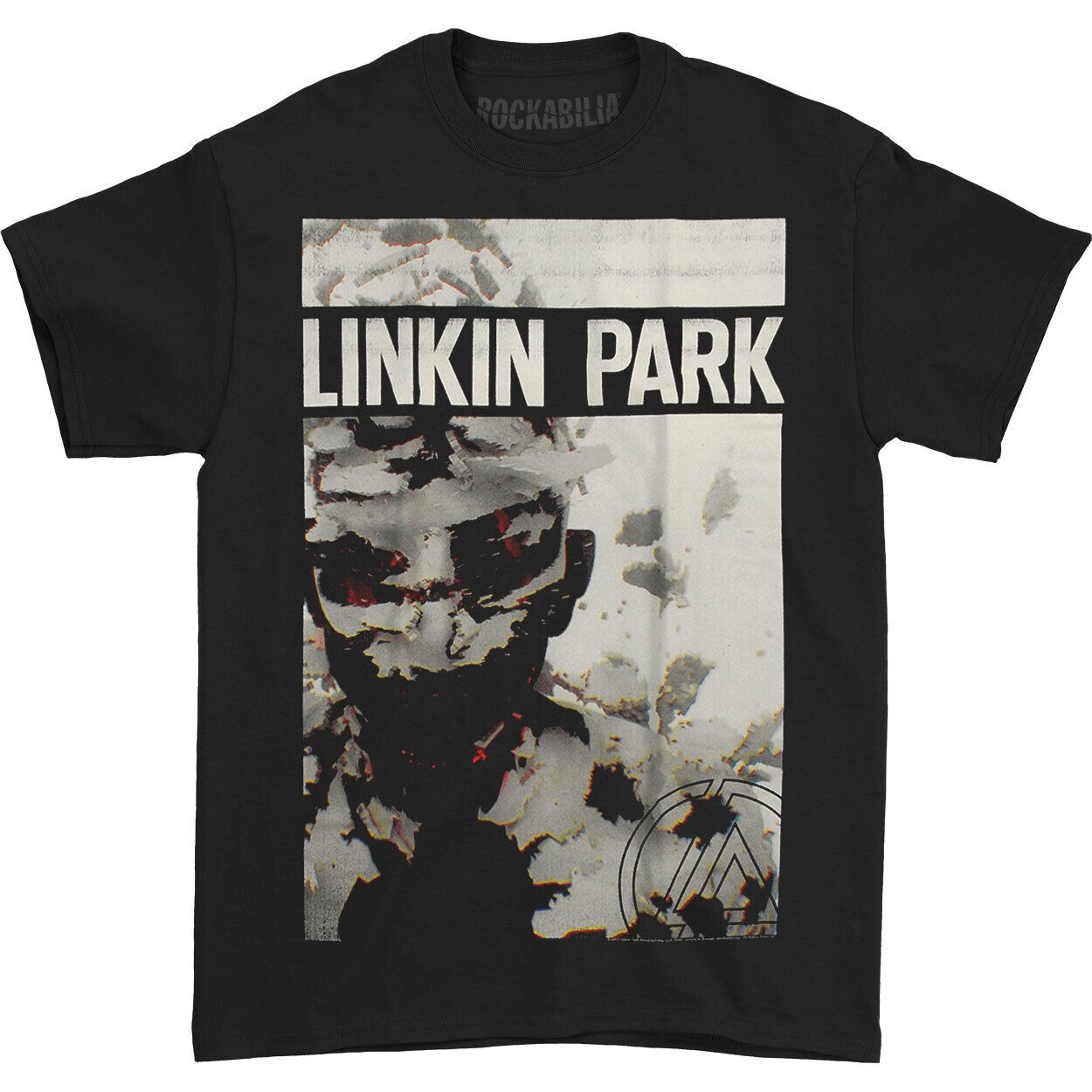 Men's Linkin Park Living Things Cover Black T-shirt