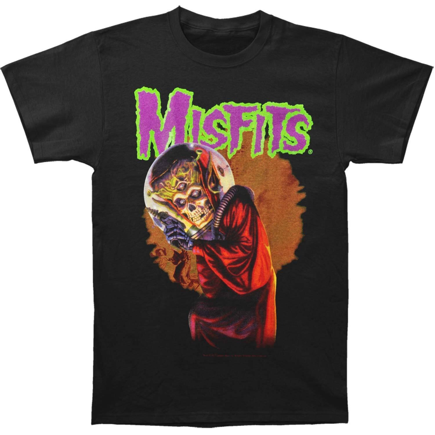 Men's Misfits Misfits Attack - PREMIUM PRINT T-shirt Black