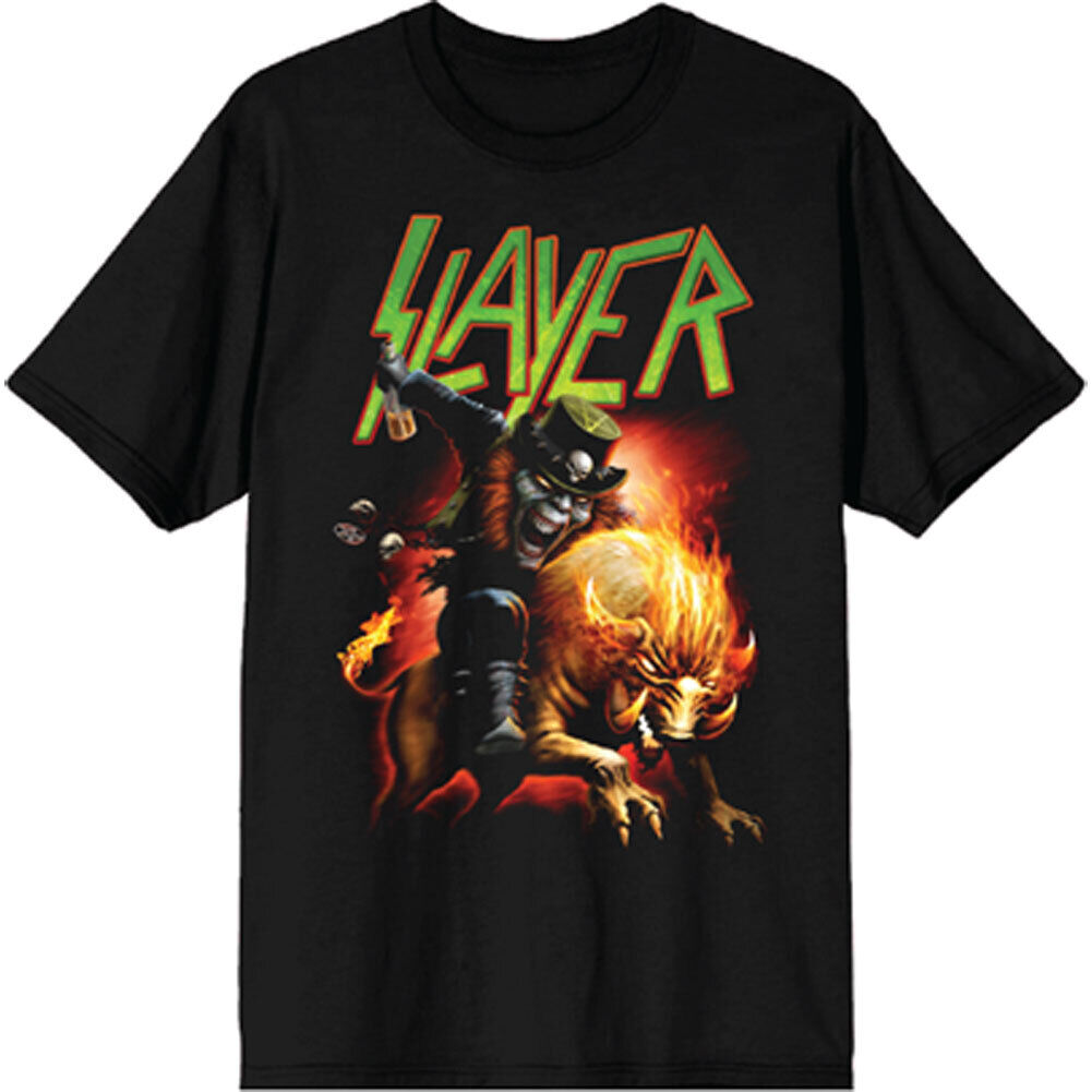 Men's Slayer Hell Beast T-shirt Medium Black