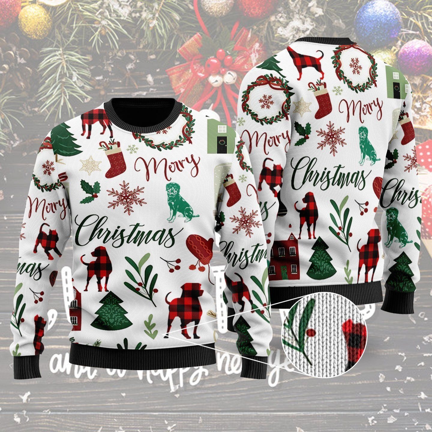 Merry Christmas â Rottweiler Ugly Christmas Sweater