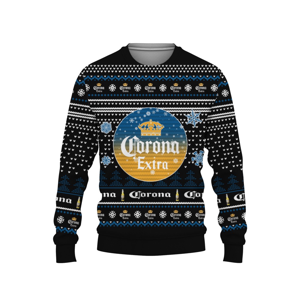 Merry Christmas 2022 Ugly Unisexl American Corona Extra Beers, Hoodie, Sweatshirt-3D Sweatshirt