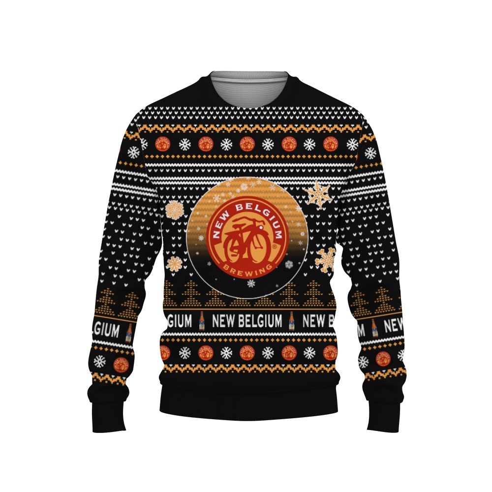 Merry Christmas 2022 Ugly Unisexl American New Belgium Brewing Beers, Hoodie, Sweatshirt-3D Sweatshirt