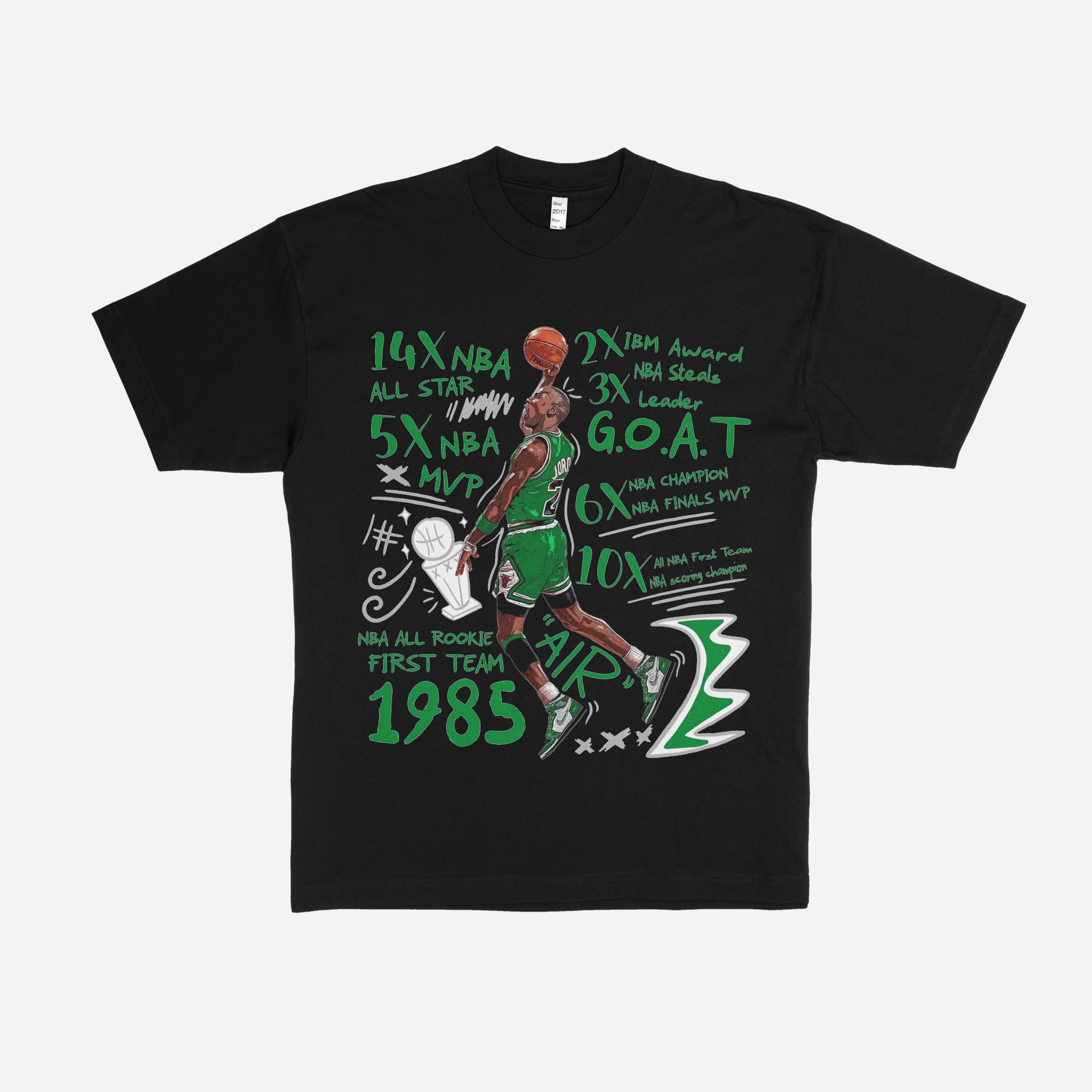 Michael Jordan Accolades Graphic T-Shirt