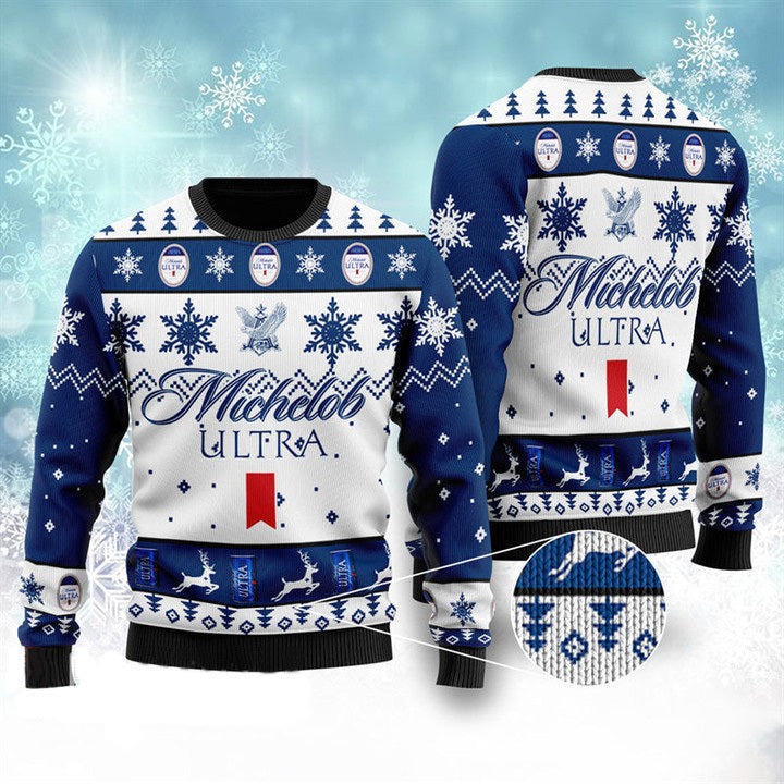 Michelob Ultra Christmas Sweater