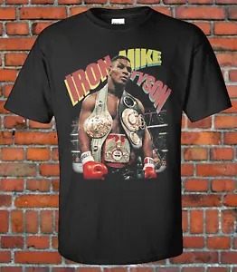 Mike Tyson 90s Style Bootleg Tee Iron Mike Heavy Weight Champion Boxing