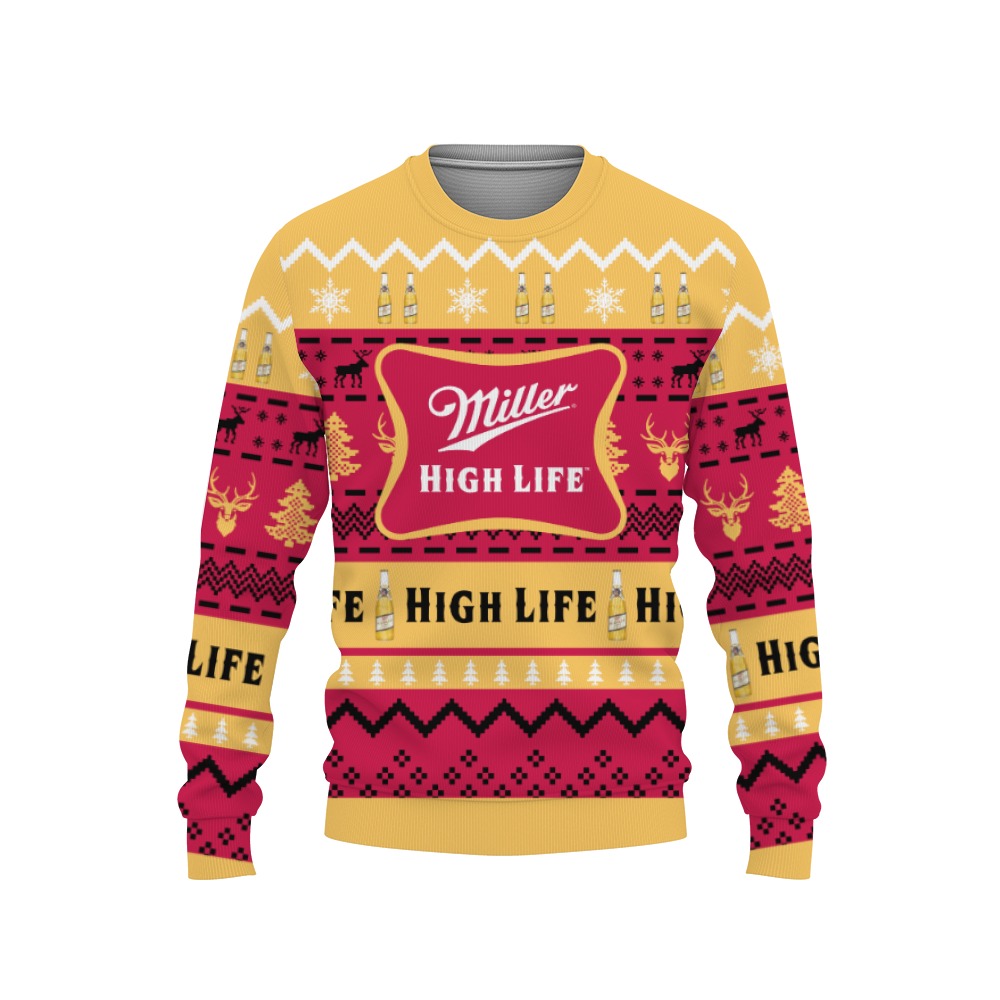 Miller High Life Beers Shirts Beer Vintage Logo-3D Sweatshirt