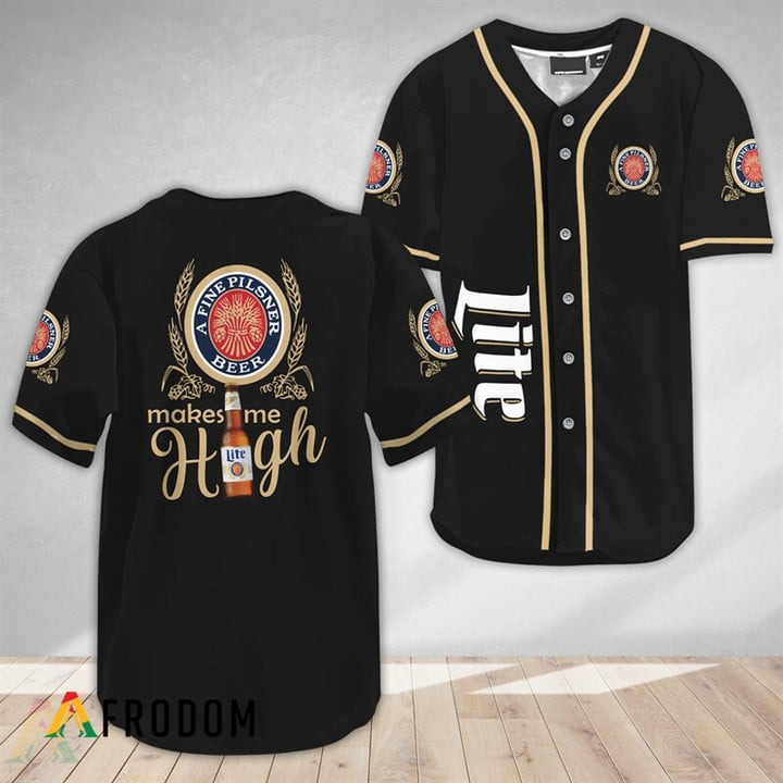 Miller Lite Make Me High Baseball Jersey