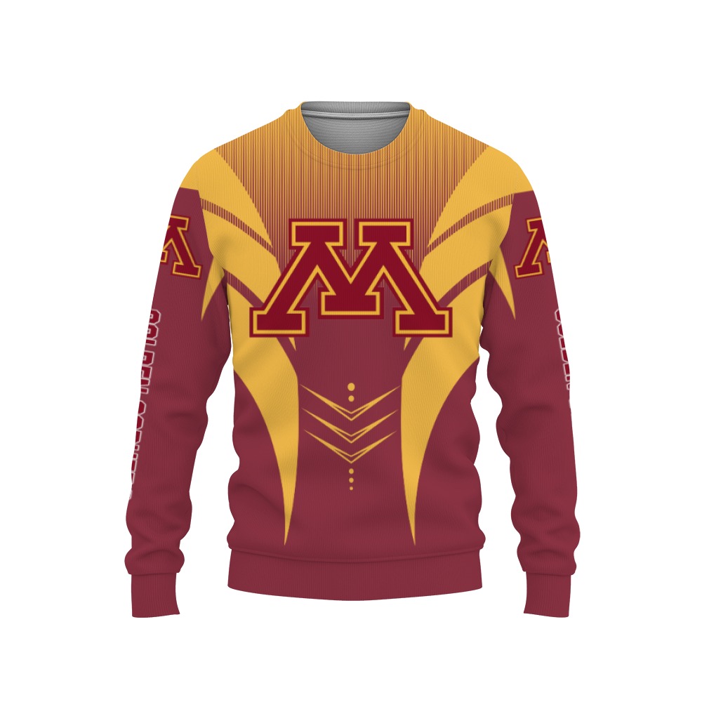 Minnesota Golden Gophers Football American Day, Sport Teams Champion 3D Shirt-3D Sweatshirt