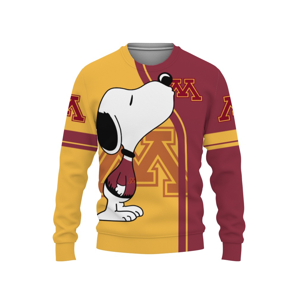 Minnesota Golden Gophers Shop Champion Teamwear-3D Sweatshirt