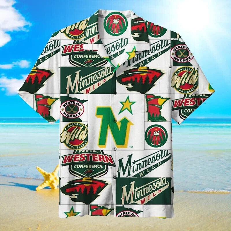 Minnesota North Stars- Unisex Hawaiian Shirt, Gift For Men, Women S-5XL US Size