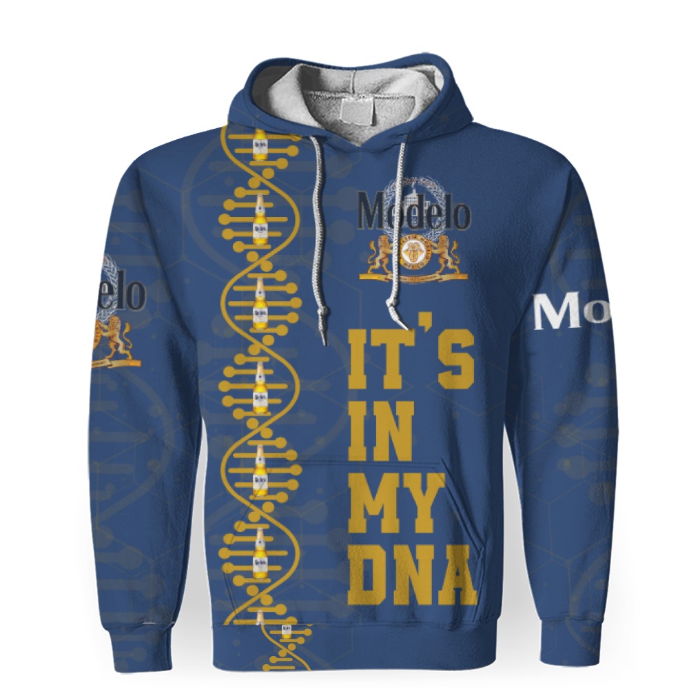 Modelo Beers It's In My DNA-3D Unisex Hoodie