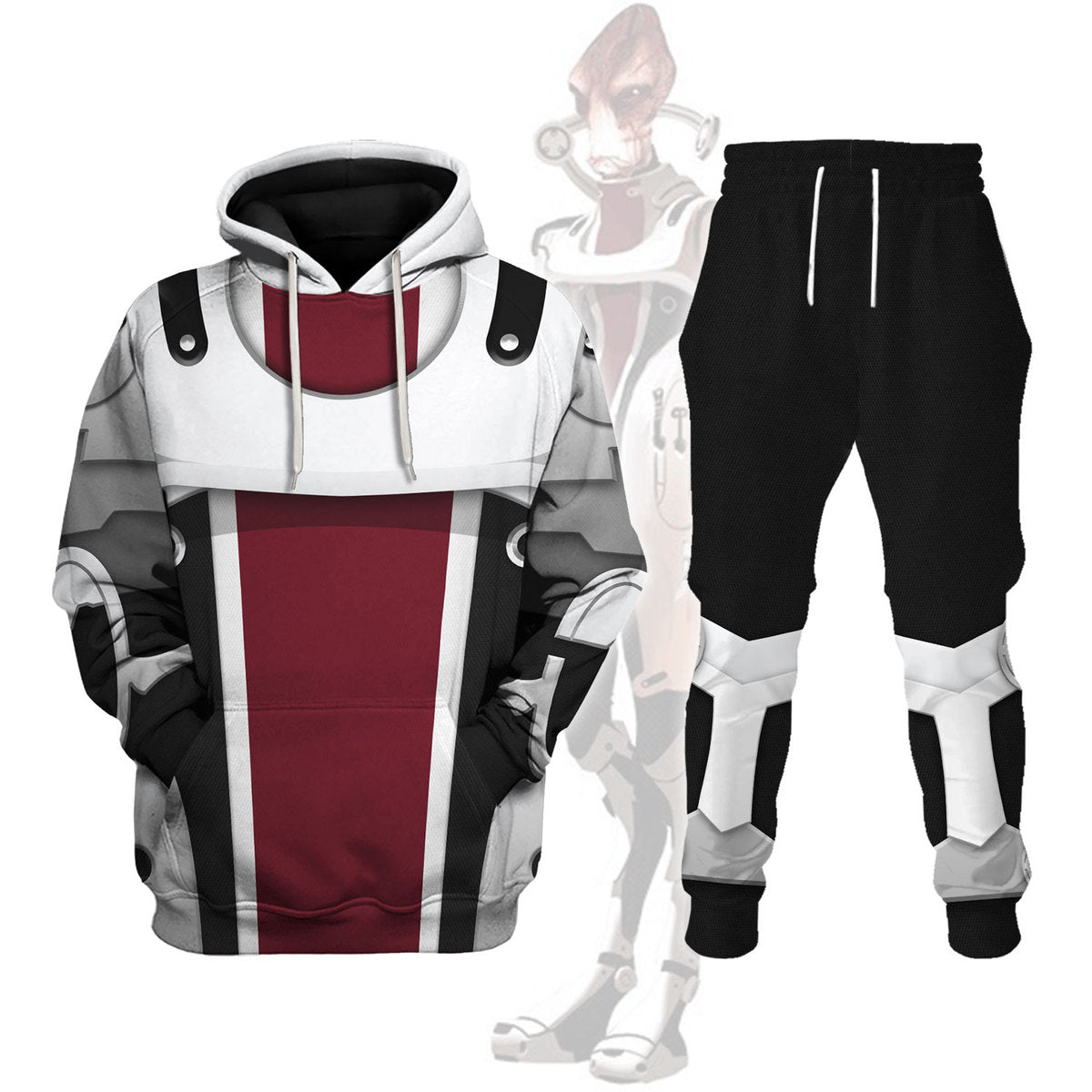 Mordin Solus cosplay track suit 