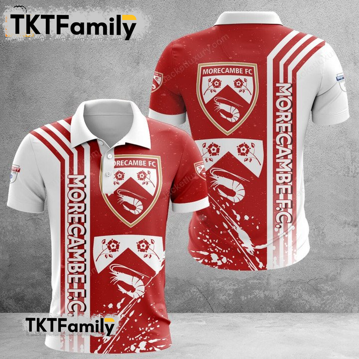 Morecambe F.C 3D Polo Shirt TKT Familys