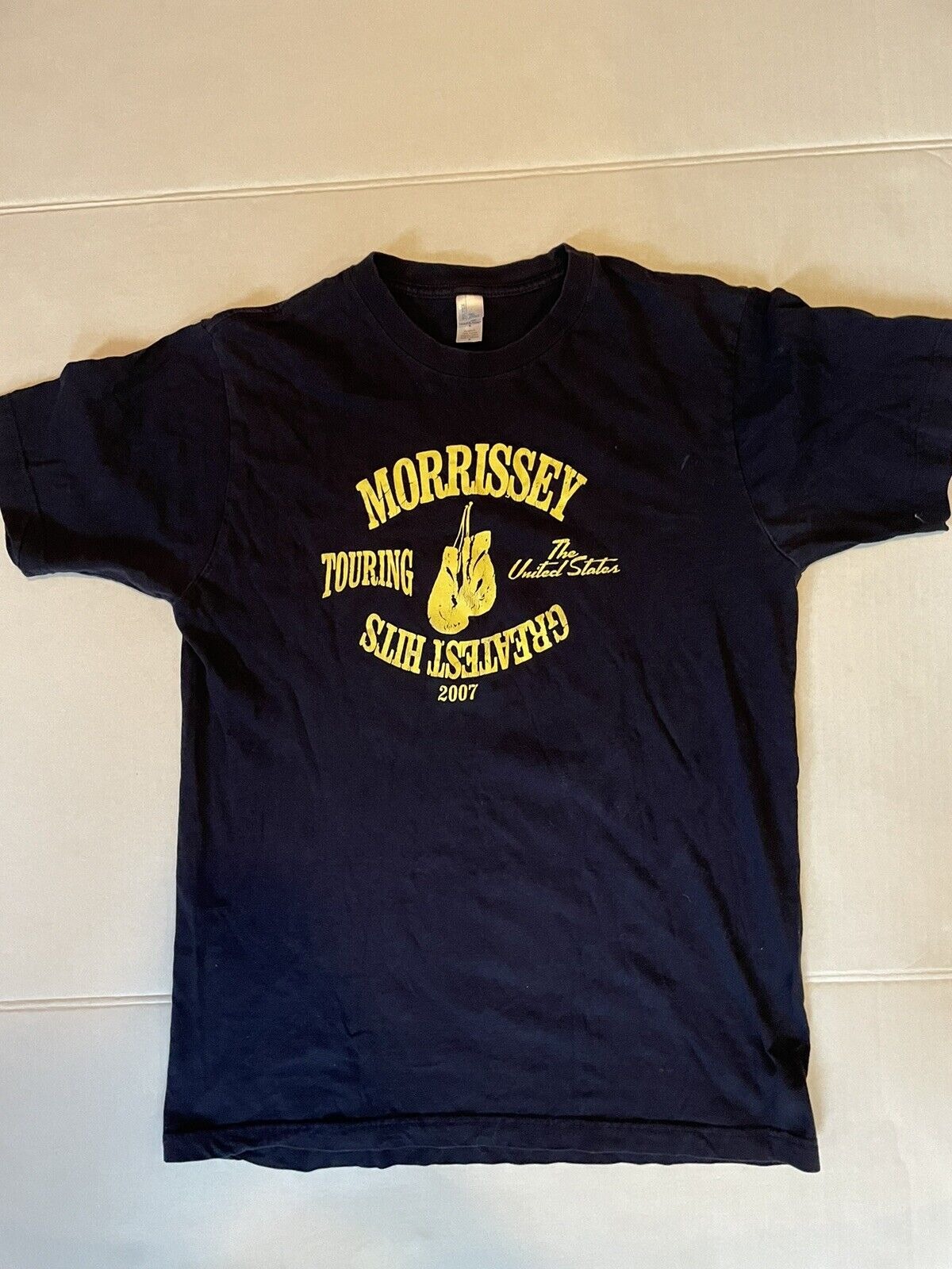 Morrissey 2007 United States Tour Shirt Black Rare Greatest Hits