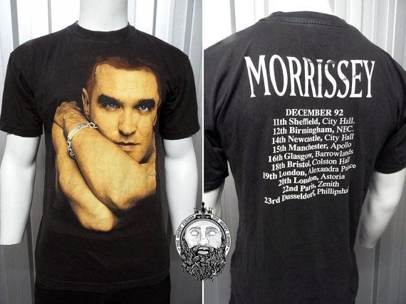 Morrissey 92 tour basic black Unisex classic T shirt Men Women