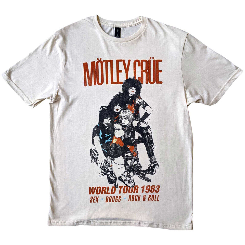 Motley Crue - World Tour Vintage - White t-shirt