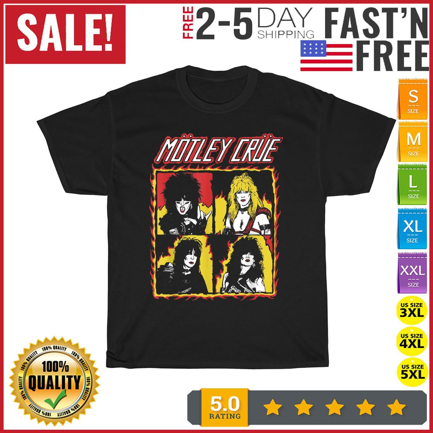 Motley Crue Shout At The Devil Vintage T Shirt Men Fashion 2023 Women T Shirt