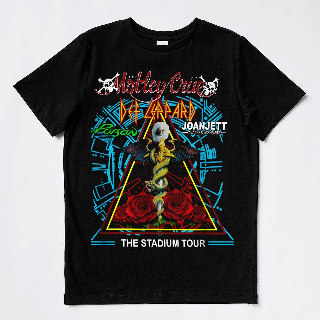 Motley Crue Stadium Tour 2022 T-Shirt, Motley Crue Tour, Def Leppard