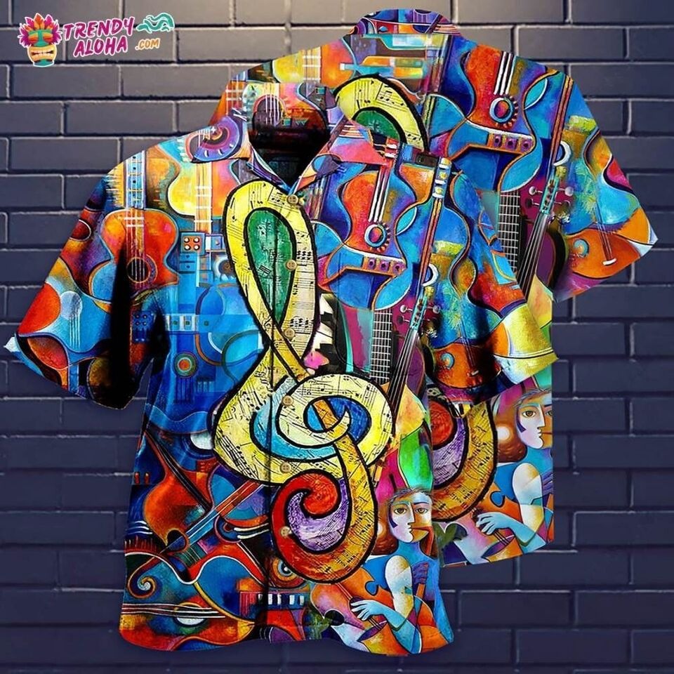 Music Love Live Life Style Hawaiian Shirt, Gift For Men, Women, S-5XL US Size