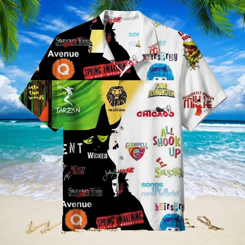 Musical Hawaiian Shirt For Fans, Gift For Men, Women, S-5XL US Size