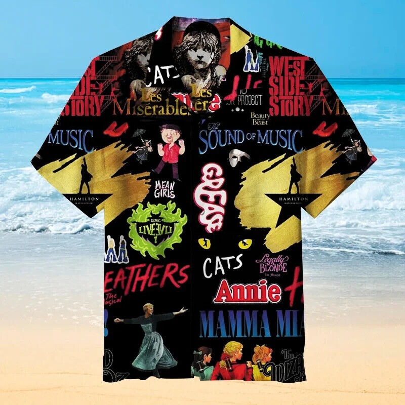 Musicals -V2 Hawaiian Shirt For Fans, Gift For Men, Women, S-5XL US Size