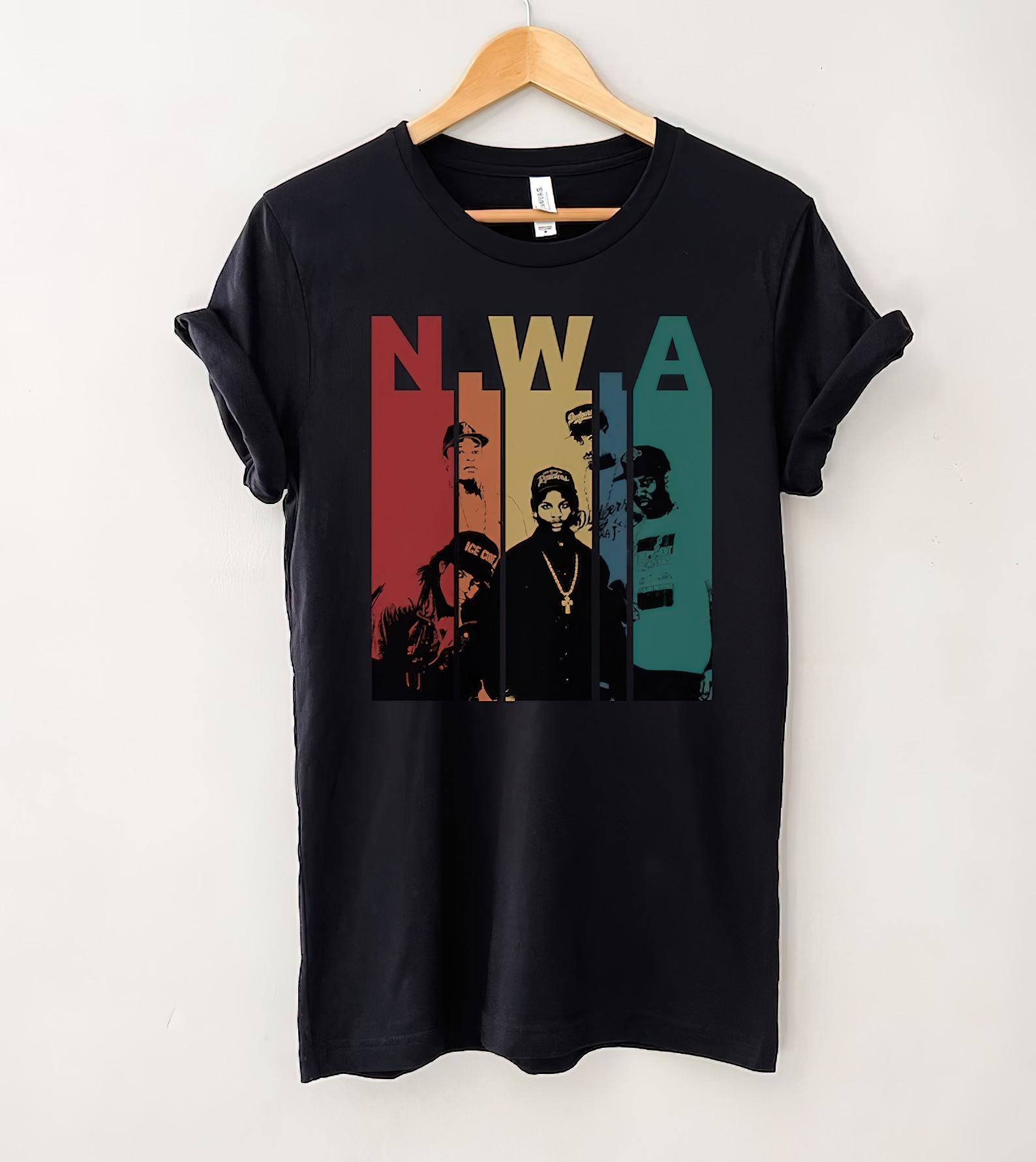 N W A Band Retro Vintage T-Shirt, N W A Band Shirt, Music Shirt, Gift Tee For You And Your Friends-gigapixel-standard-scale-2_00x