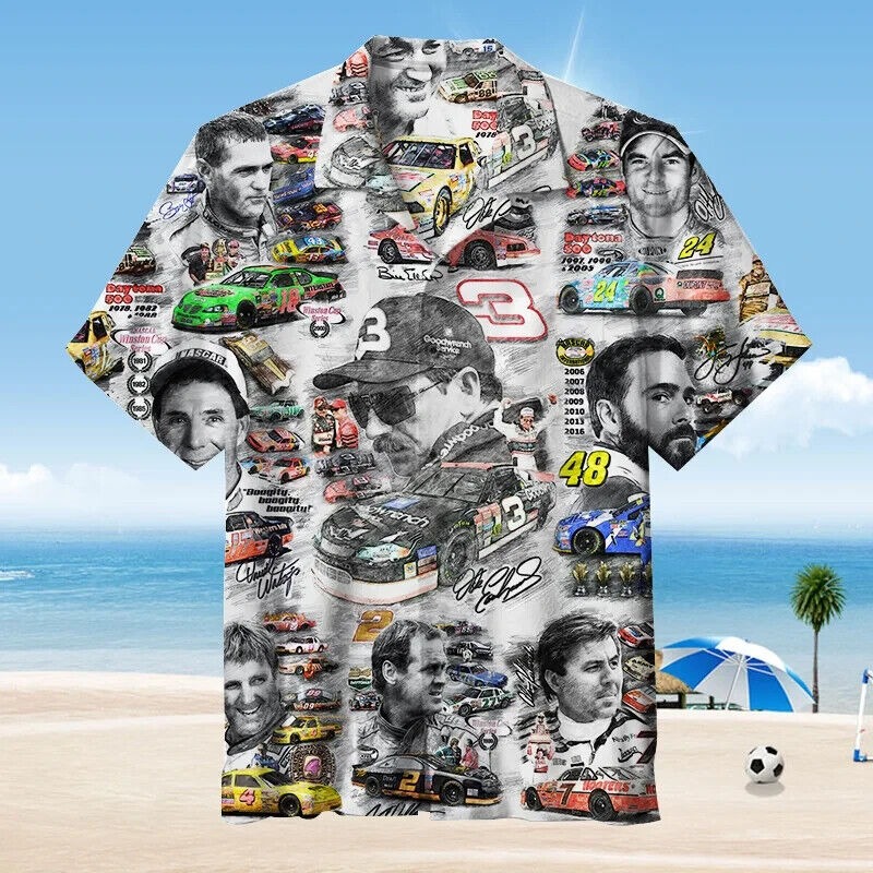 NASCAR Racing 003 Unisex Hawaiian Shirt For Fan, Gift For Man S-5XL Us Size