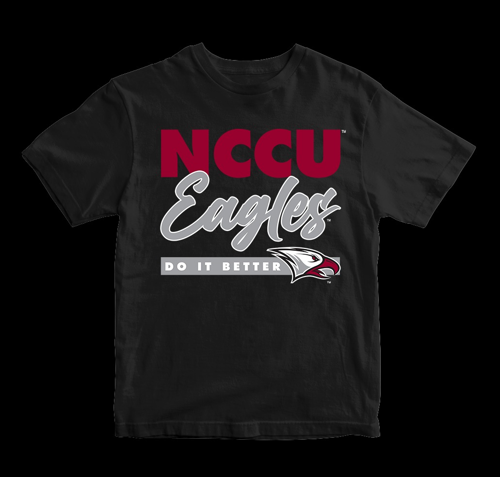 NCCU DOES IT BETTER BLACK T-SHIRT