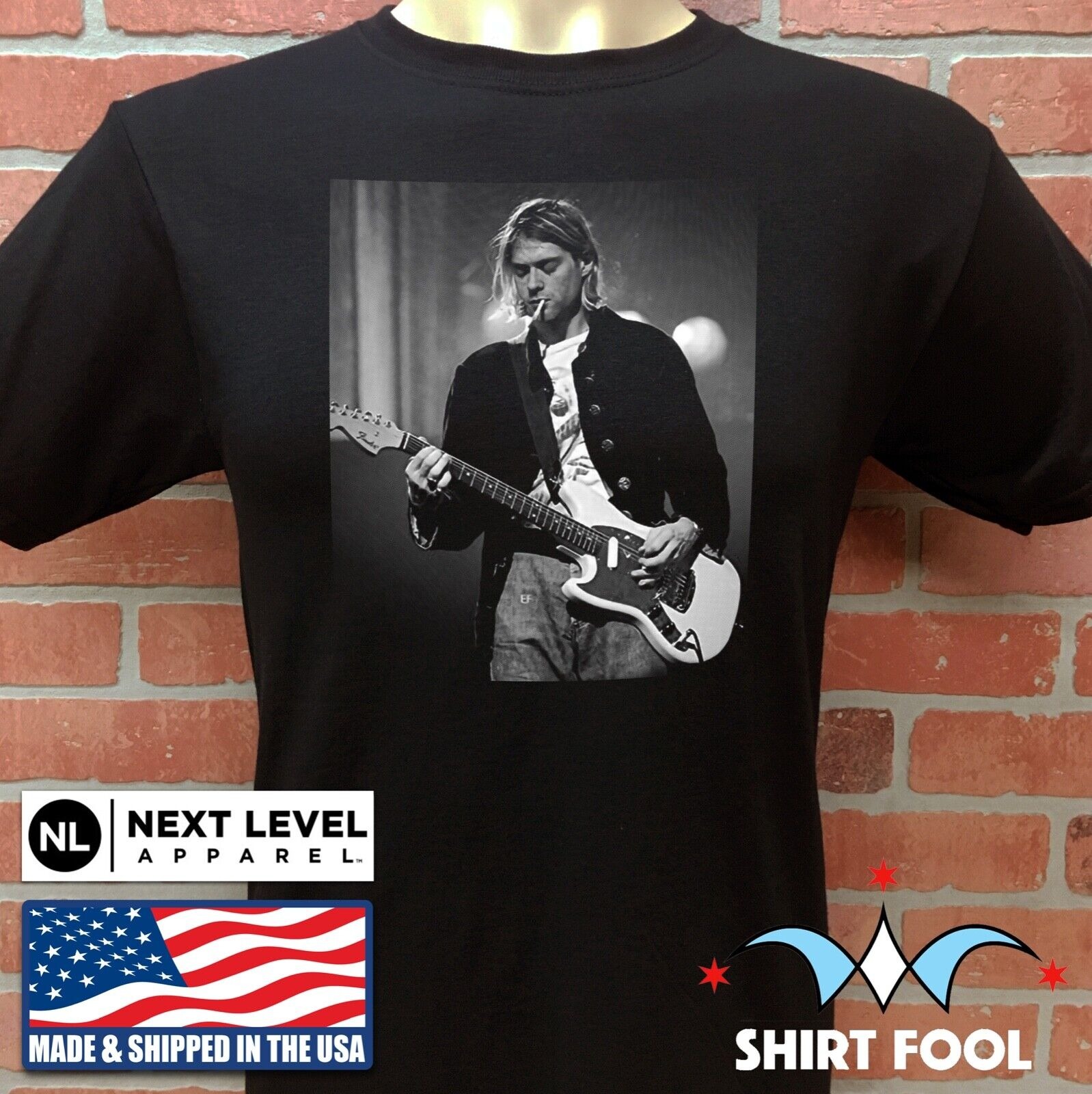 NIRVANA KURT COBAIN CONCERT T-SHIRT