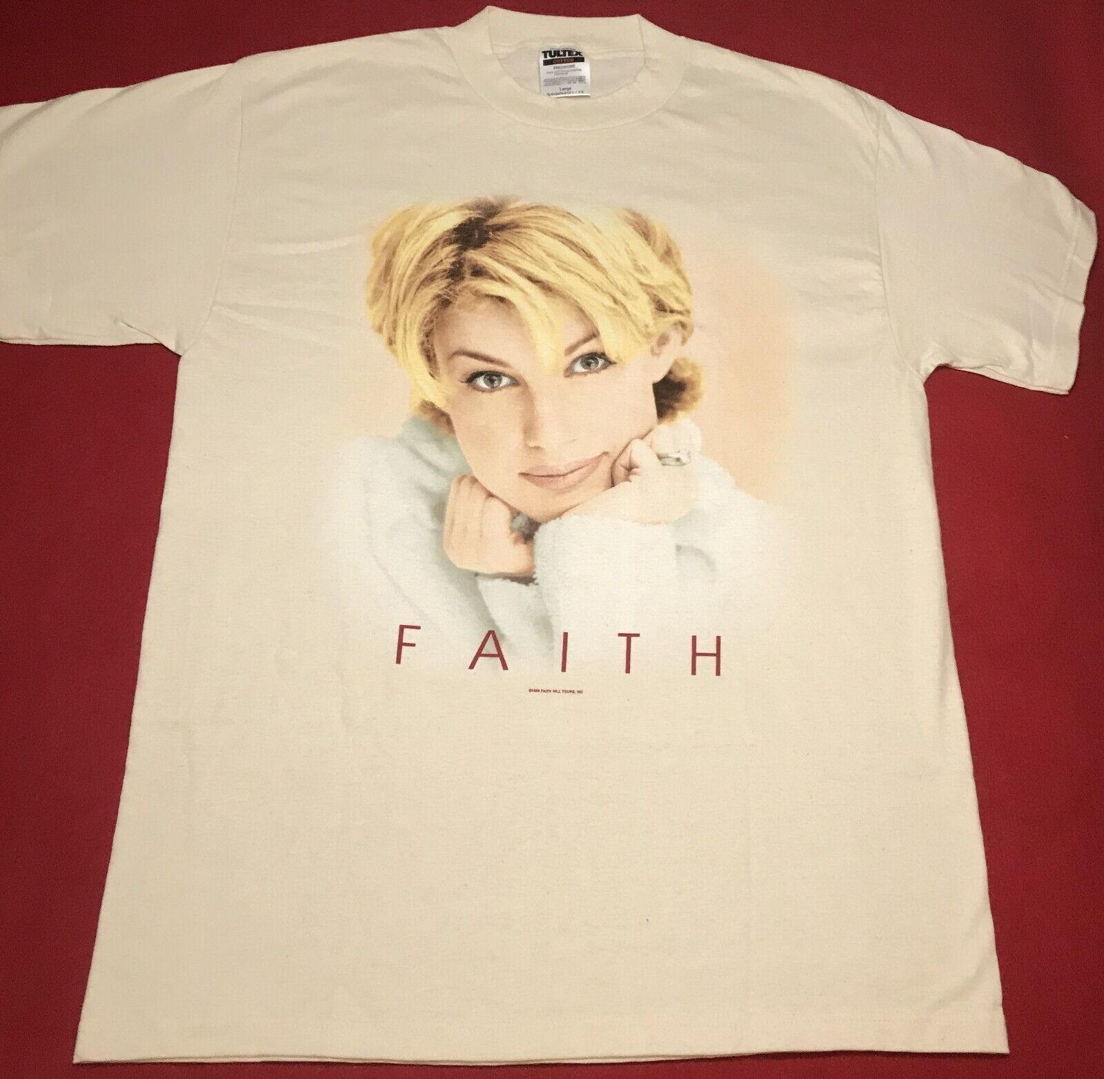 NOS FAITH HILL 1998 TOUR T - SHIRT