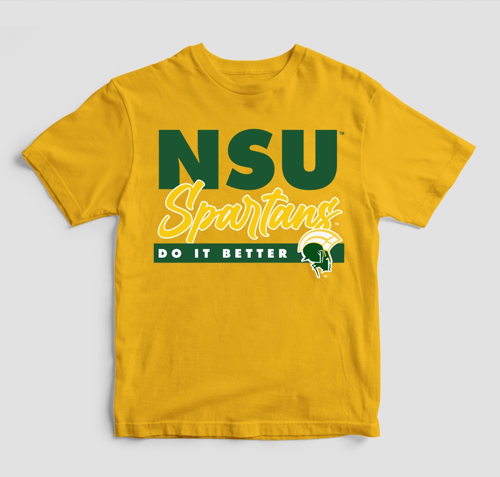 NSU DOES IT BETTER T-SHIRT YELLOW