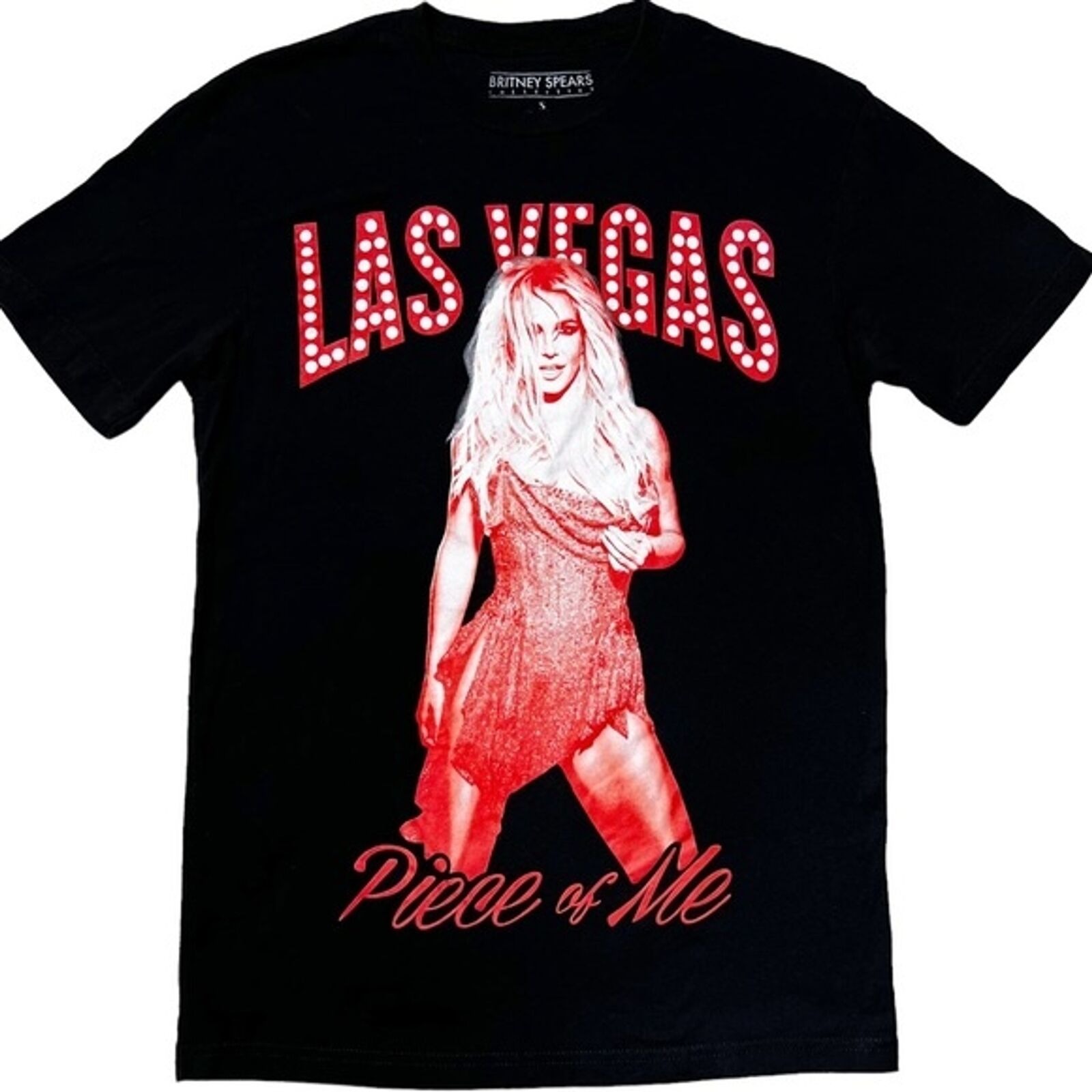 NWOT Britney Spears Piece of Me Las Vegas Concert 2017 Graphic T-Shirt Unisex S