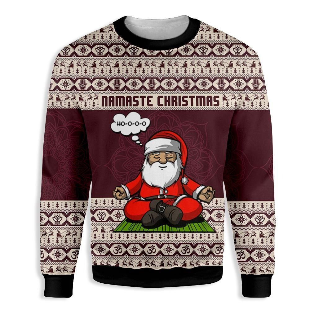 Namaste Ugly Christmas Sweater