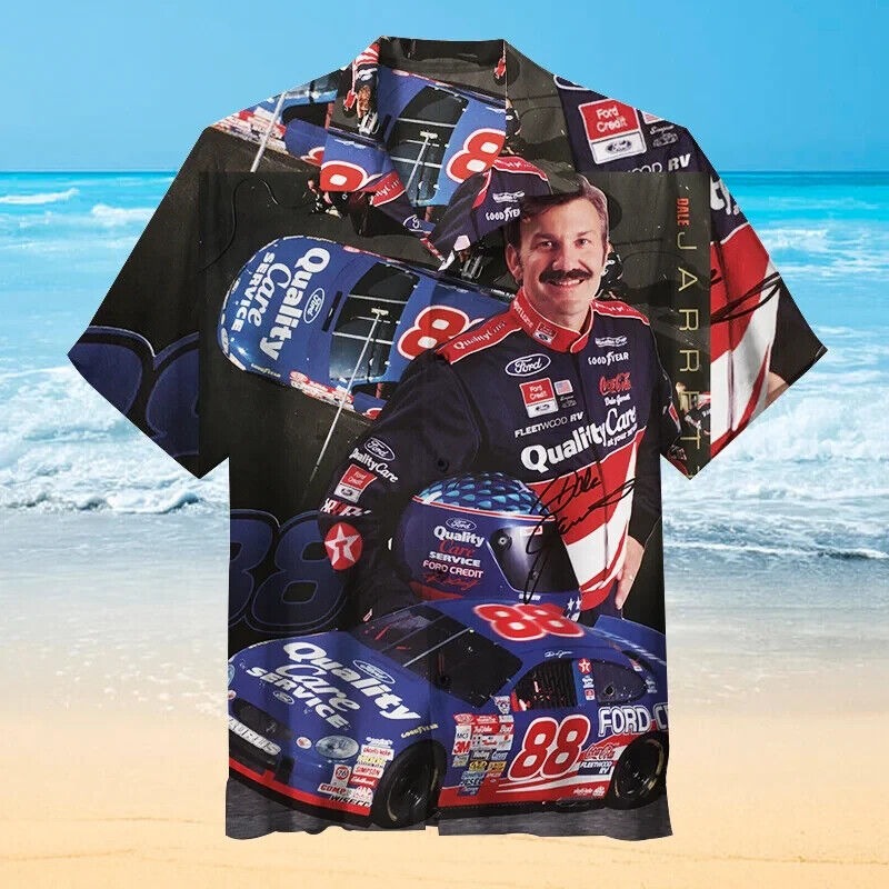 Nascar Dale Earnhardt Unisex Hawaiian Shirt For Fan, Gift For Man S-5XL Us Size