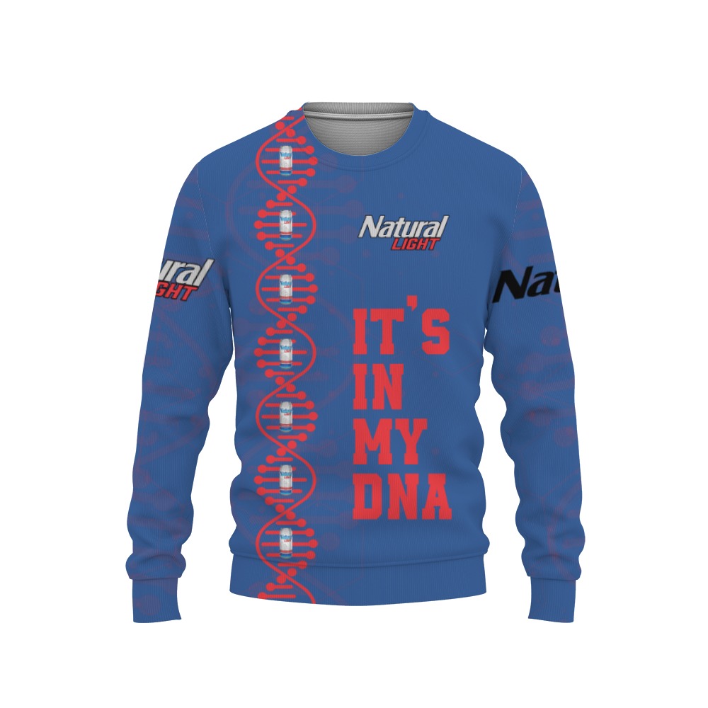 Natural Light Beers It's In My DNA-3D Sweatshirt