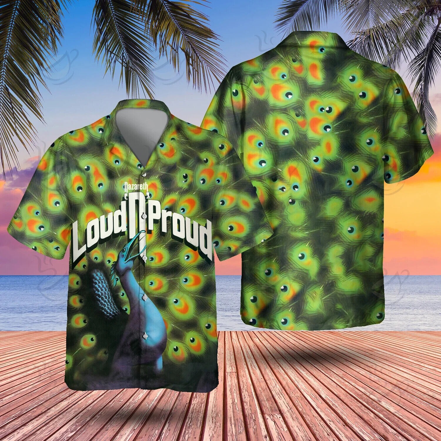 Nazareth Loud 'N Proud Hawaiian Shirt, Music Lovers, S-5XL US Size, Gift For Him