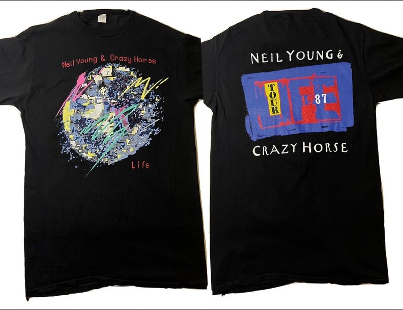Neil Young & Crazy House Life Tour 1987 T-Shirt