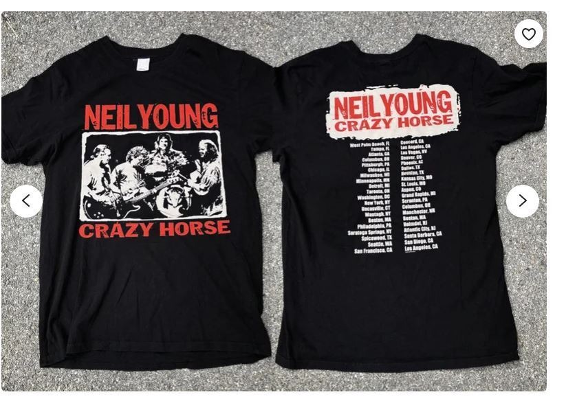 Neil Young Crazy Horse Tour 2003 T-Shirt