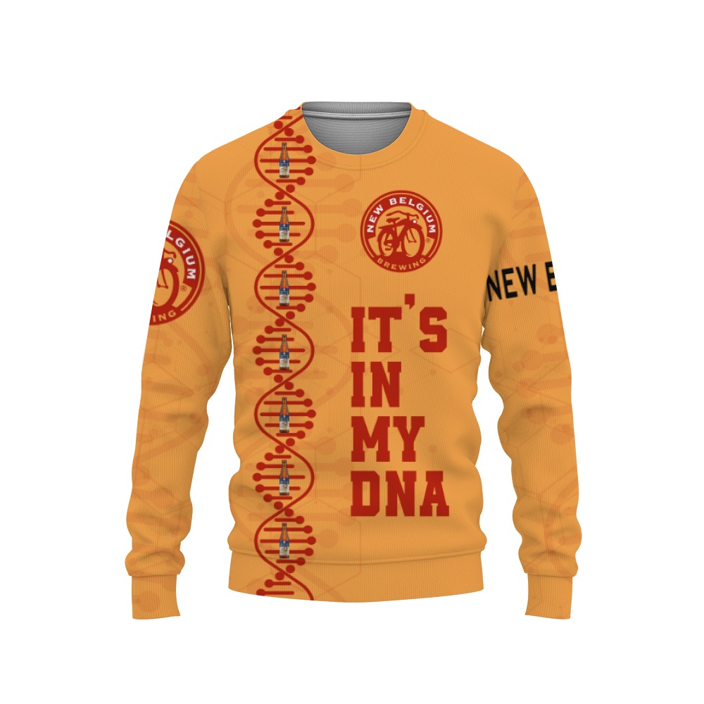 New Belgium Brewing Beers It's In My DNA-3D Sweatshirt