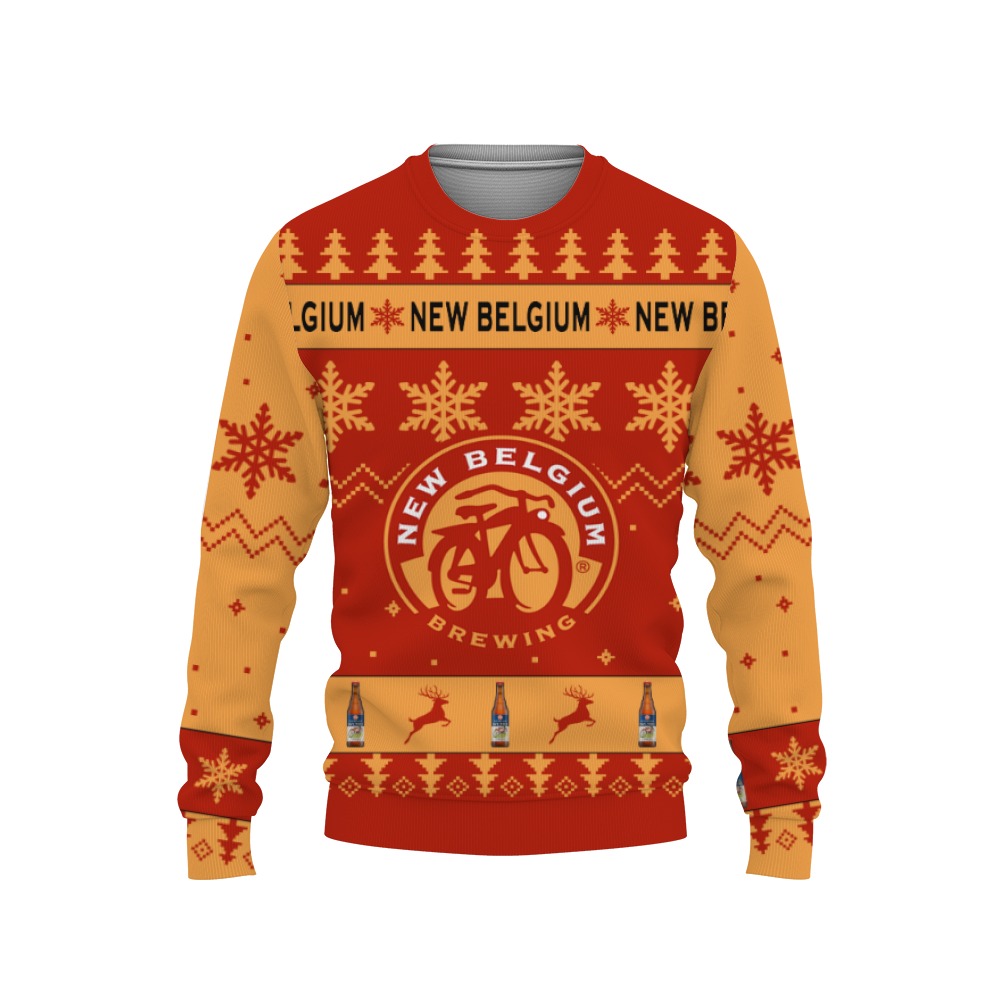 New Belgium Brewing Beers Merry Christmas Unisex Gift Fan-3D Sweatshirt