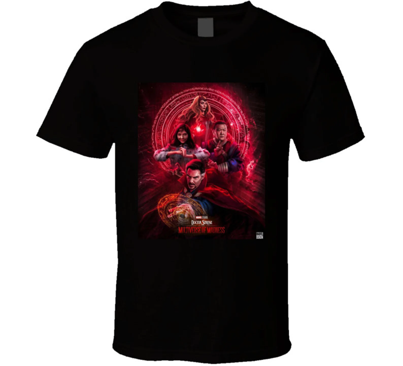 New Doctor Strange In The Multiverse Of Madness Movie Film Poster Wanda Maximoff T Shirt