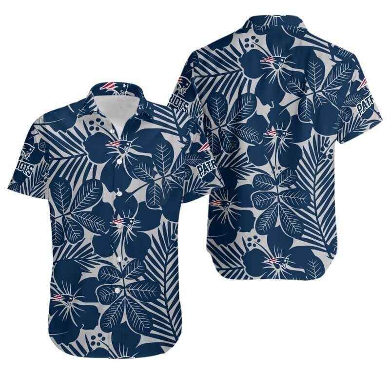 New England Flower Patriotic 3D Hawaiian Shirt For Men, Women, S-5XL US Size