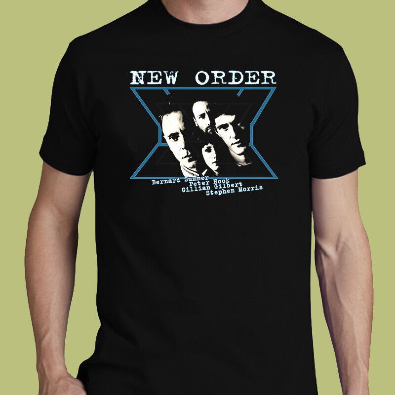 New Order rock band synth pop alternative band cotton T-shirt tee