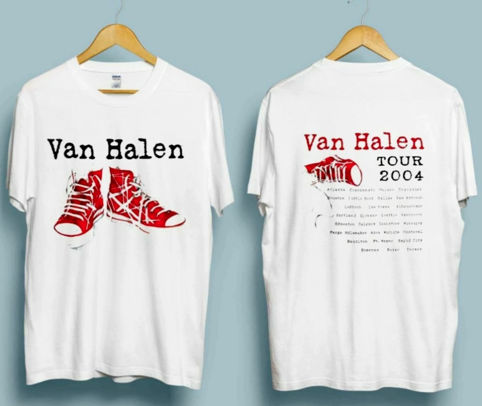 New Vintage 'Van Halen' Tour 2004 T-Shirt