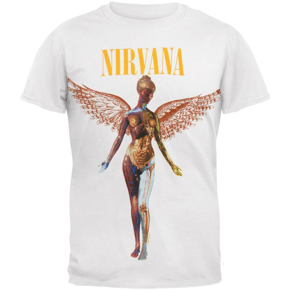 Nirvana - In Utero - Men's Official White T-Shirt