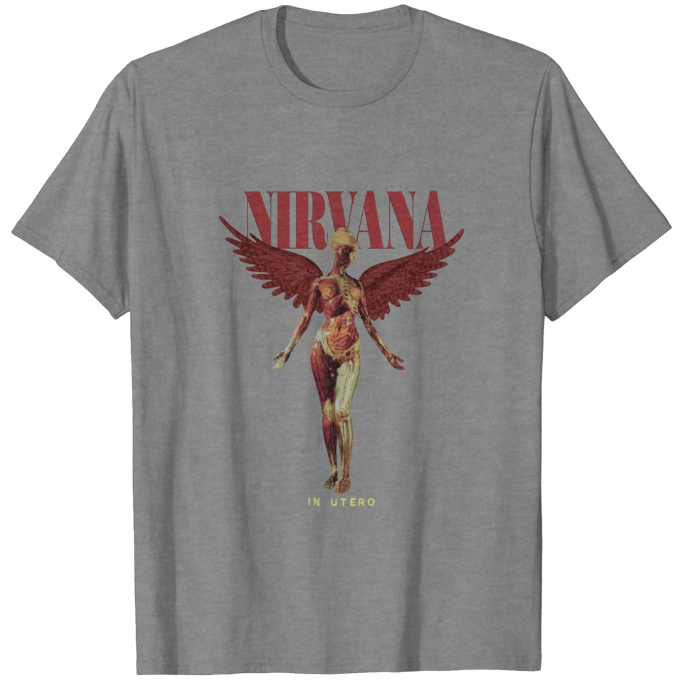 Nirvana In Utero T-shirt Sport Gray